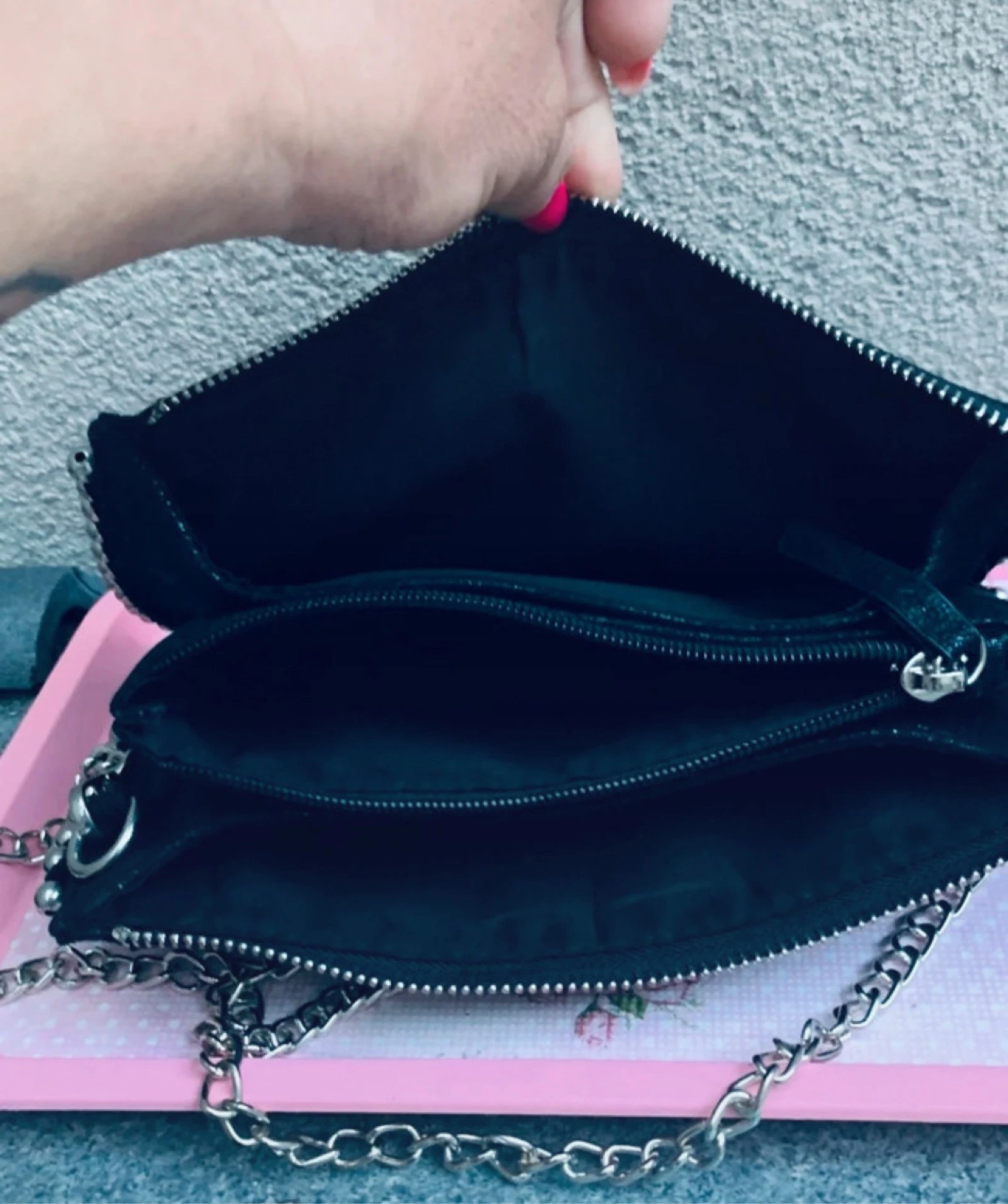 Bolso bandolera negro con varios bolsillos 💐 – photo 2